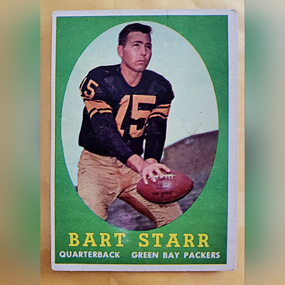 1958 Topps Bart Starr 2nd Year Card #66 EX+